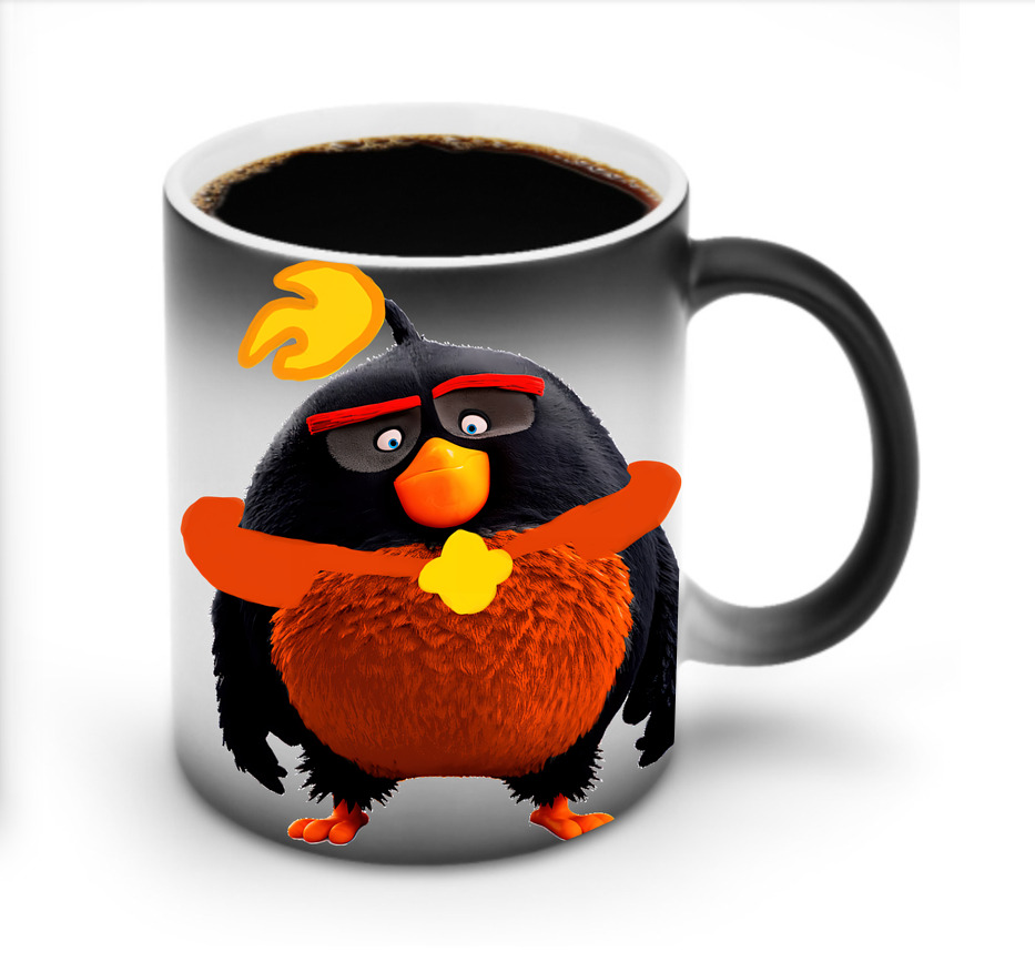 （画像用） Angry Birds アングリーバード 温度変色マグカップ