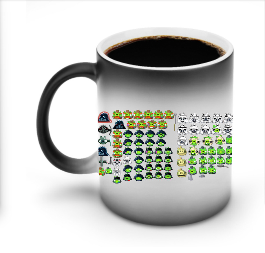 （画像用） Angry Birds アングリーバード 温度変色マグカップ