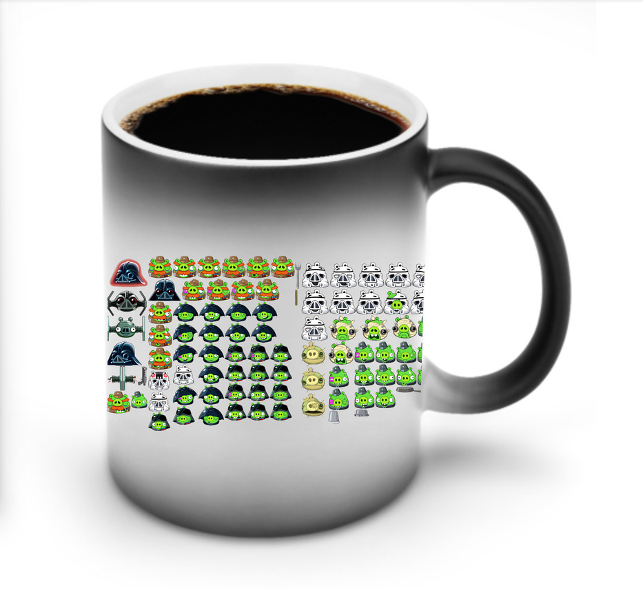 （画像用） Angry Birds アングリーバード 温度変色マグカップ