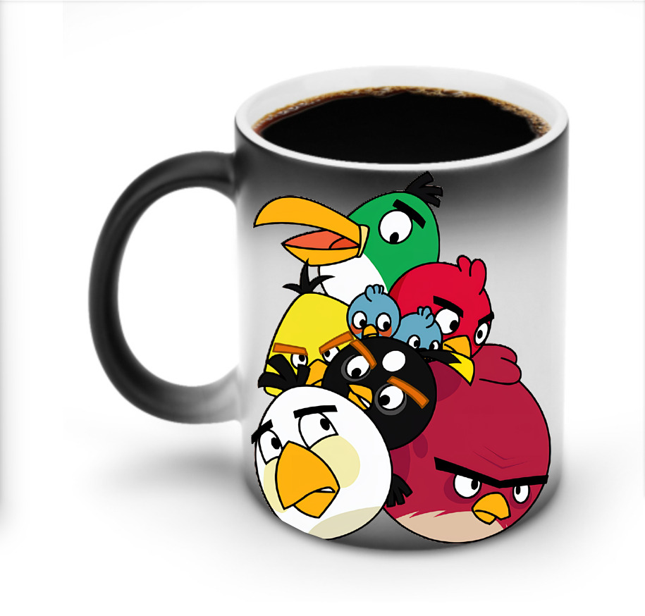 （画像用） Angry Birds アングリーバード 温度変色マグカップ