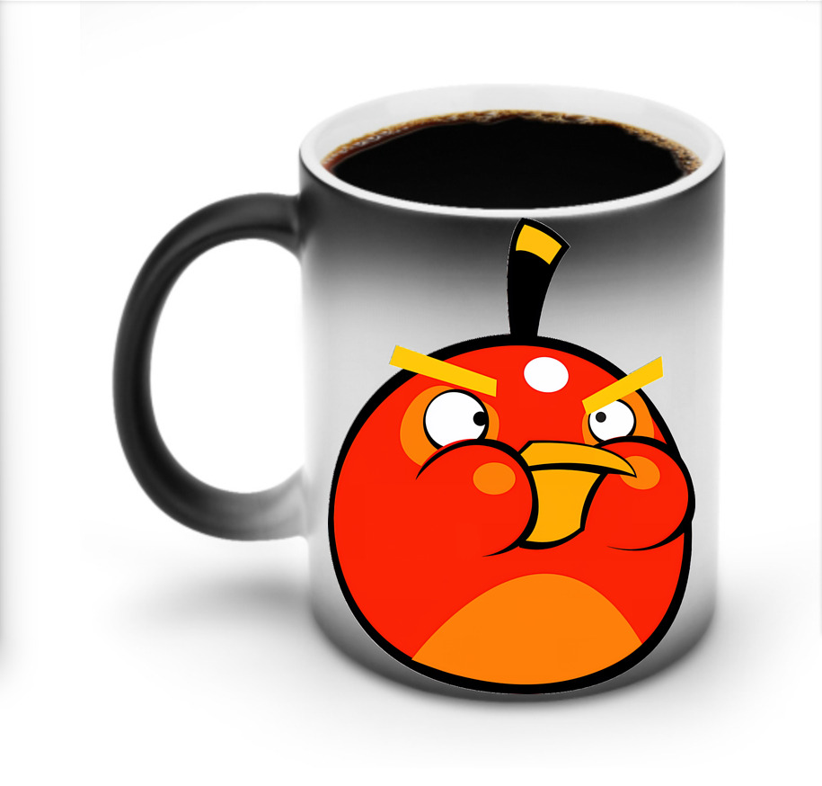 （画像用） Angry Birds アングリーバード 温度変色マグカップ