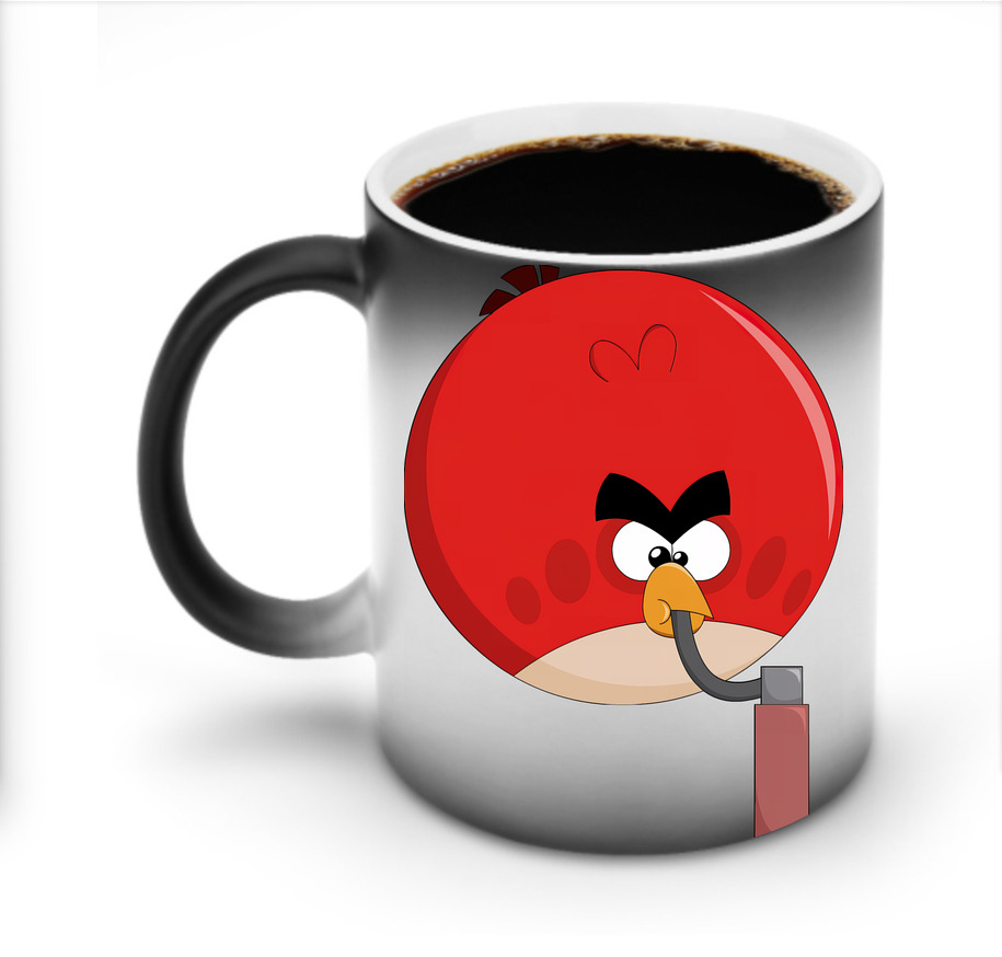 （画像用） Angry Birds アングリーバード 温度変色マグカップ