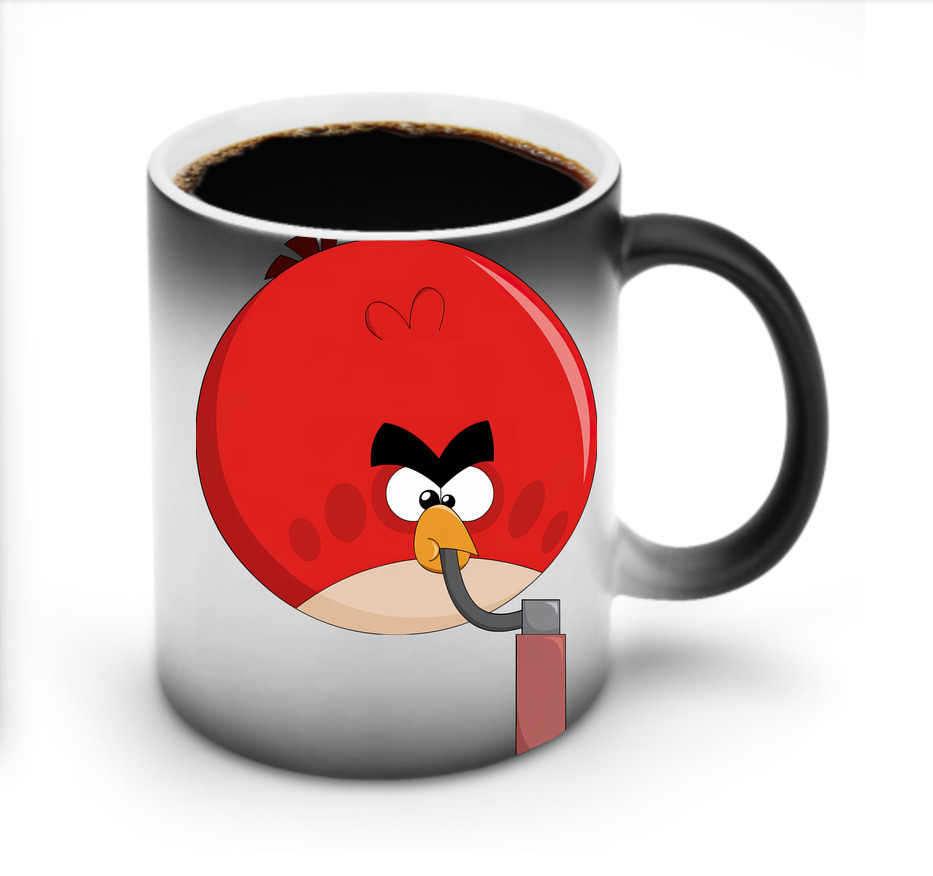 （画像用） Angry Birds アングリーバード 温度変色マグカップ