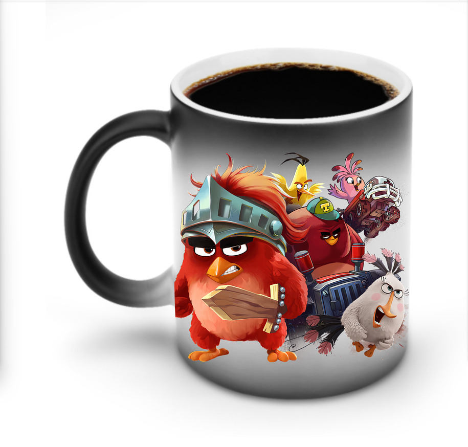 （画像用） Angry Birds アングリーバード 温度変色マグカップ