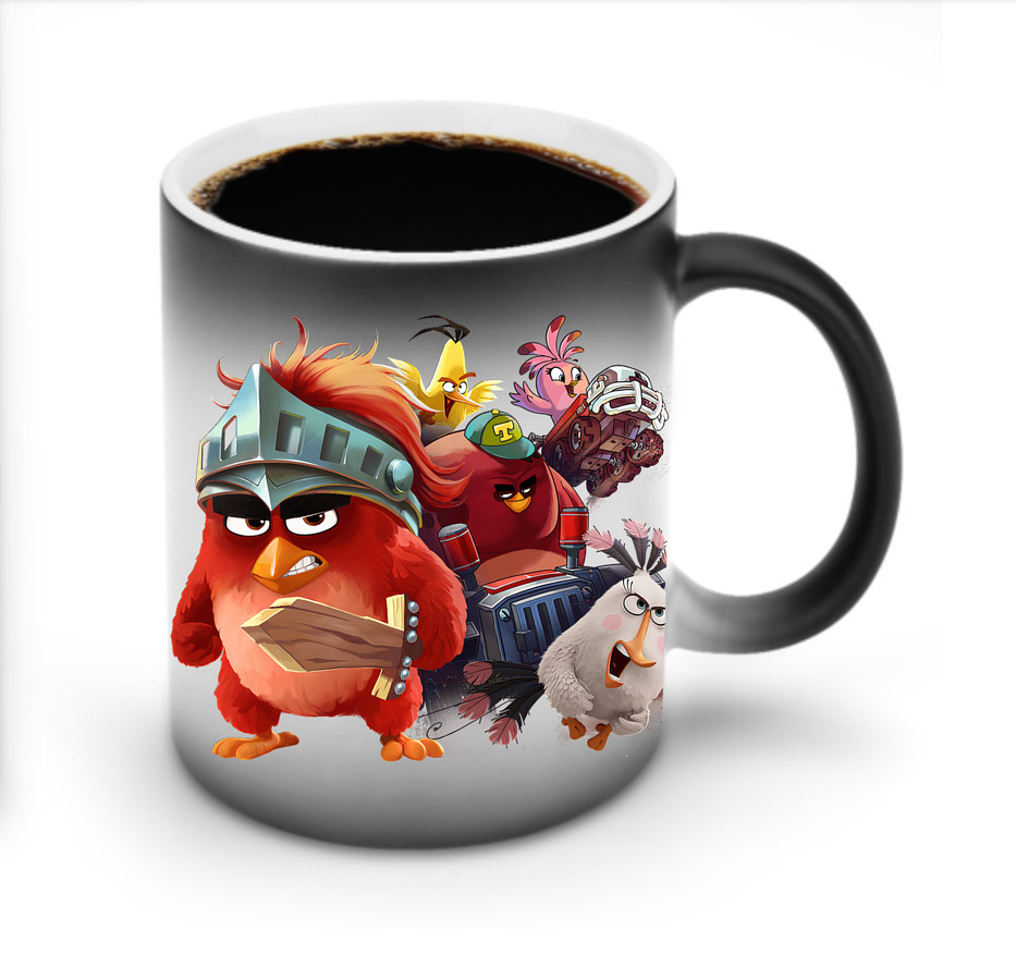 （画像用） Angry Birds アングリーバード 温度変色マグカップ