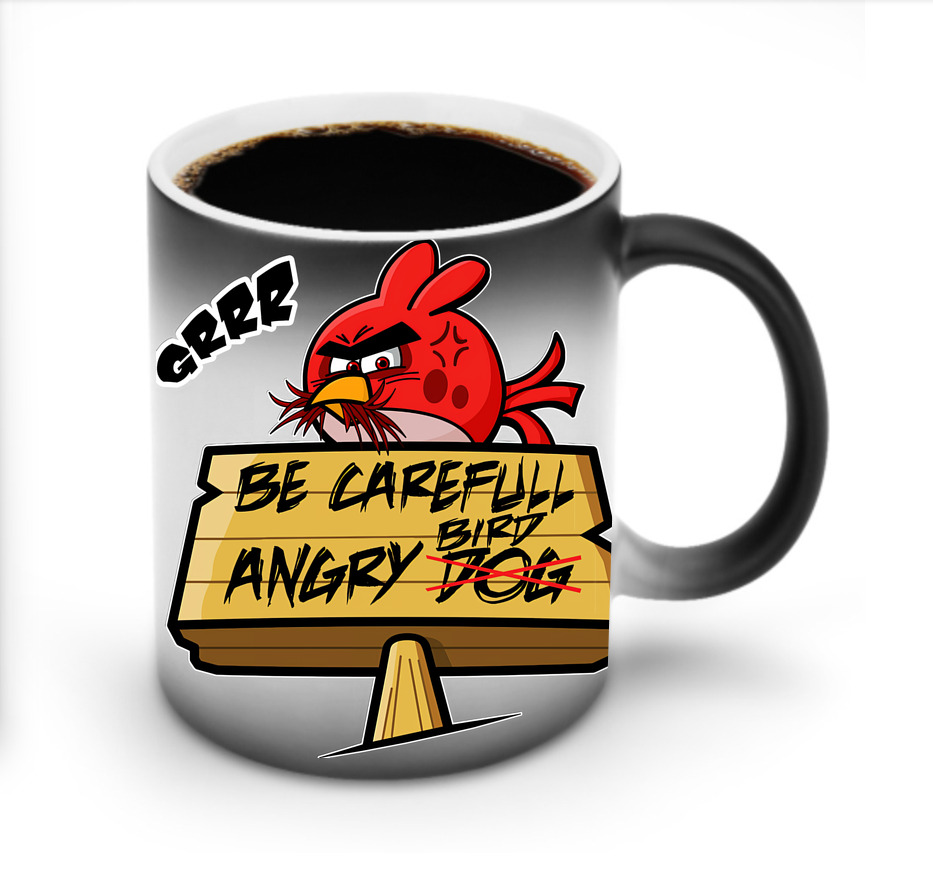 （画像用） Angry Birds アングリーバード 温度変色マグカップ