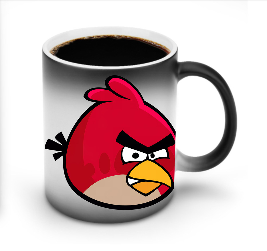 （画像用） Angry Birds アングリーバード 温度変色マグカップ