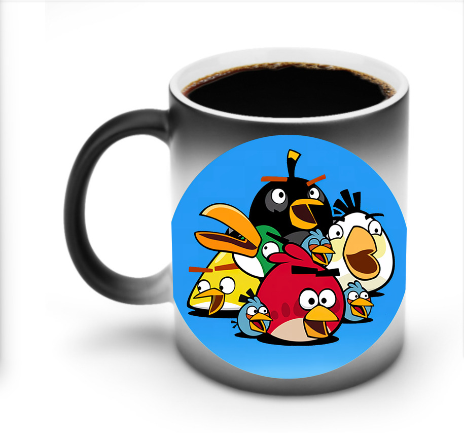 （画像用） Angry Birds アングリーバード 温度変色マグカップ
