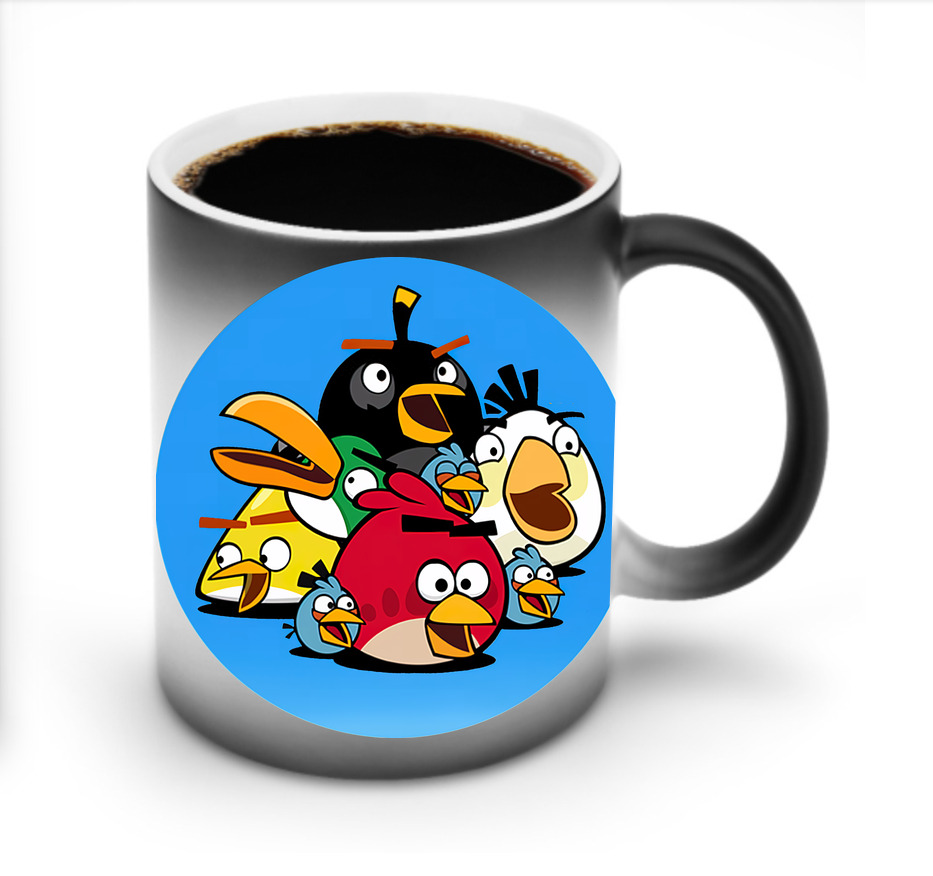 （画像用） Angry Birds アングリーバード 温度変色マグカップ