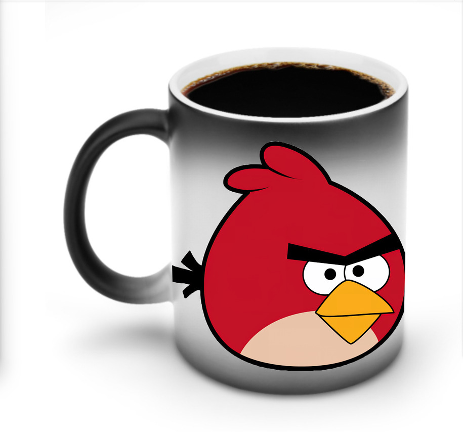 （画像用） Angry Birds アングリーバード 温度変色マグカップ