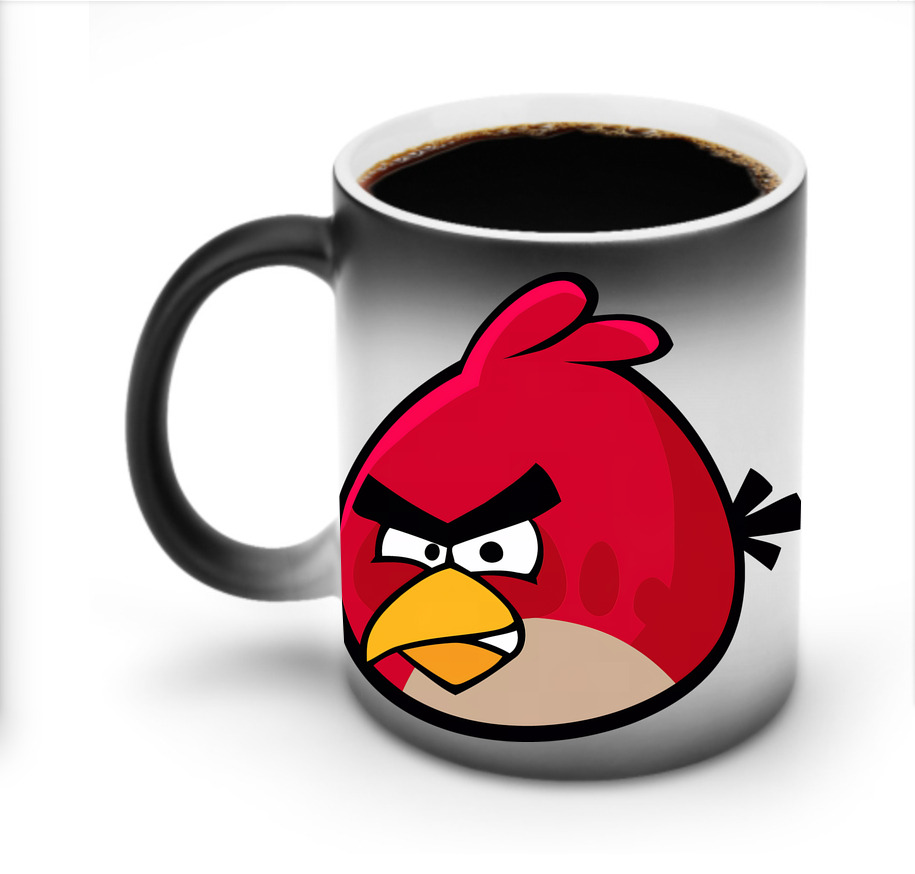 （画像用） Angry Birds アングリーバード 温度変色マグカップ