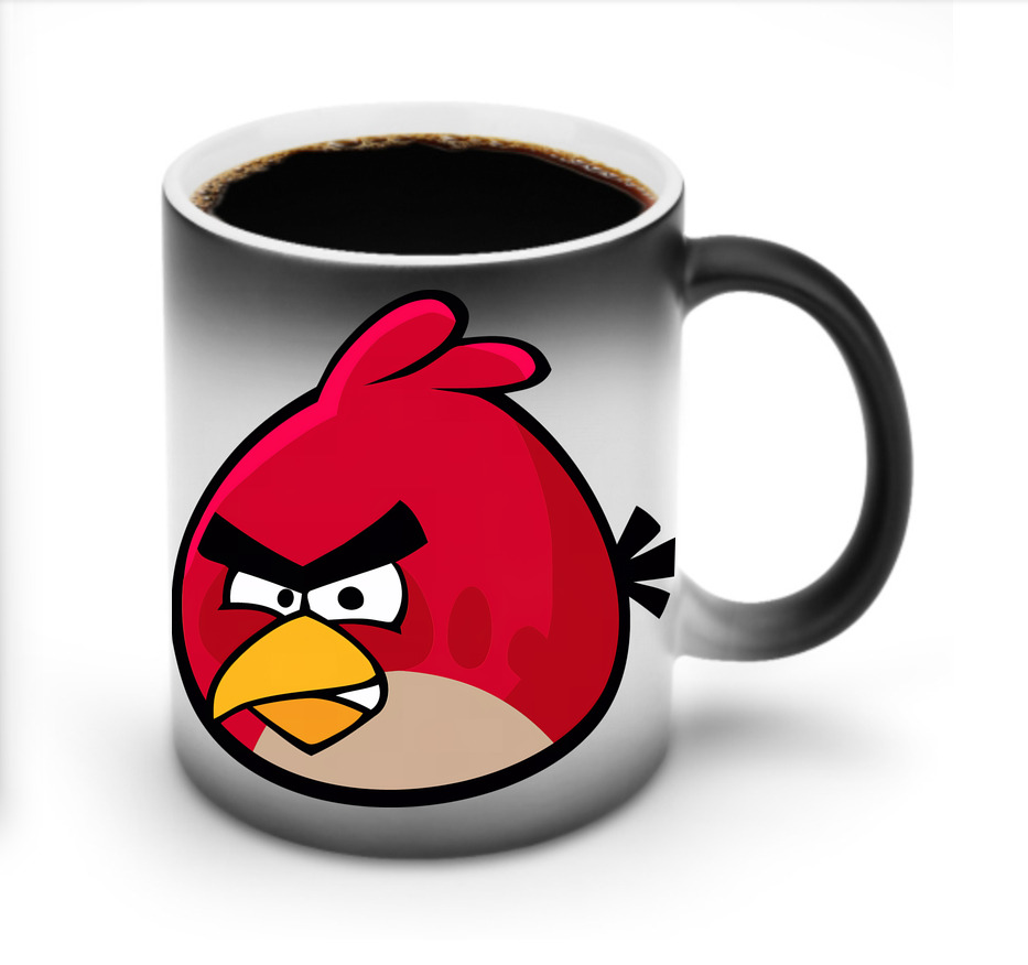 （画像用） Angry Birds アングリーバード 温度変色マグカップ