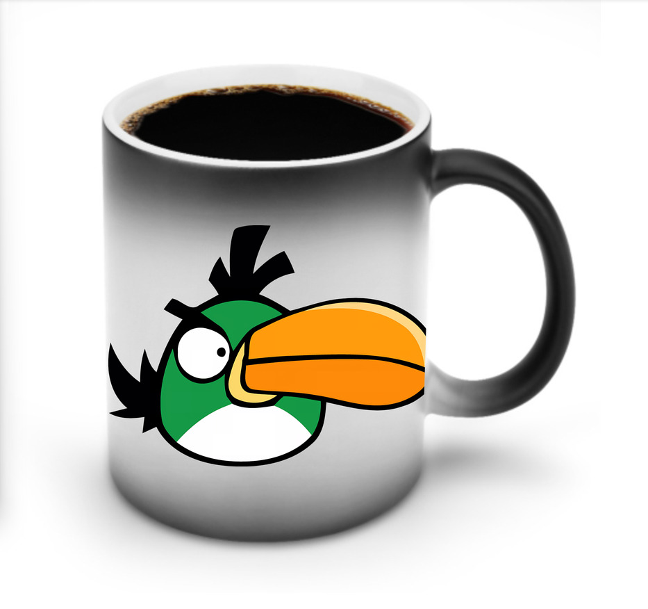 （画像用） Angry Birds アングリーバード 温度変色マグカップ
