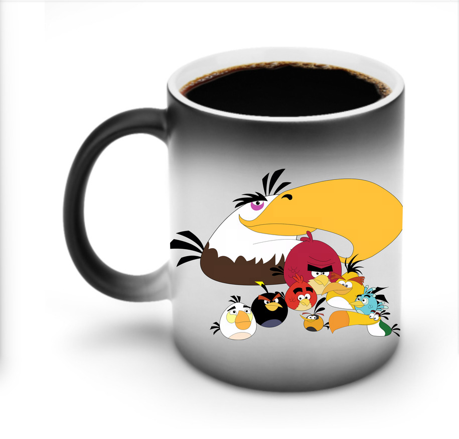 （画像用） Angry Birds アングリーバード 温度変色マグカップ