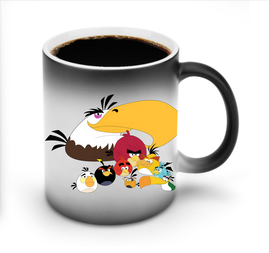 （画像用） Angry Birds アングリーバード 温度変色マグカップ