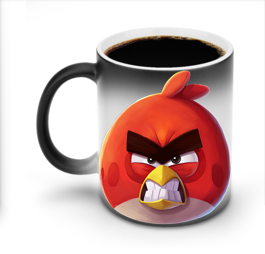 （画像用） Angry Birds アングリーバード 温度変色マグカップ