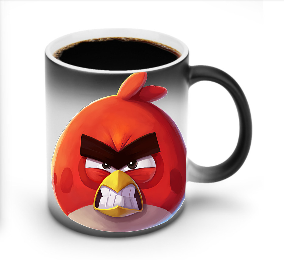 （画像用） Angry Birds アングリーバード 温度変色マグカップ