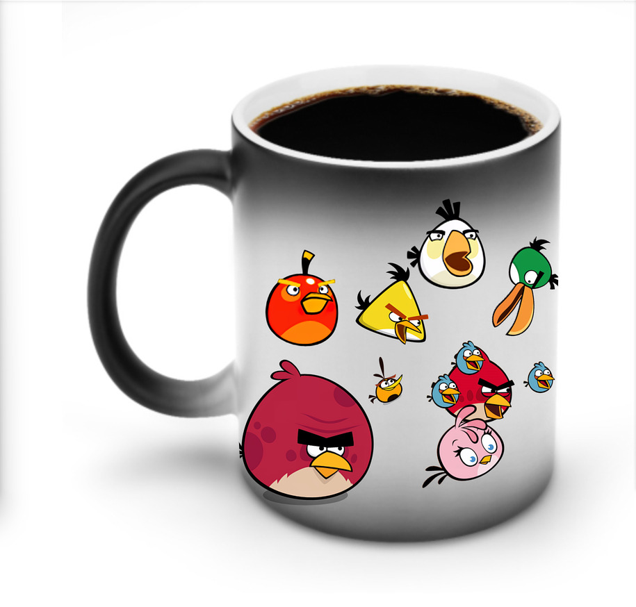 （画像用） Angry Birds アングリーバード 温度変色マグカップ