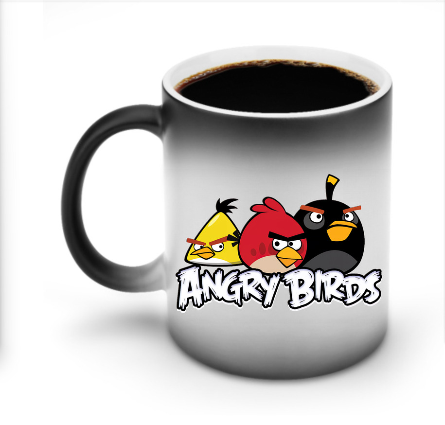 （画像用） Angry Birds アングリーバード 温度変色マグカップ