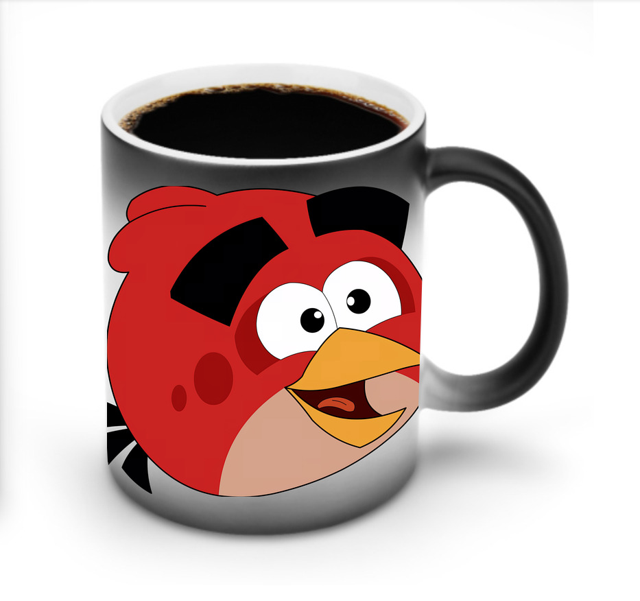 （画像用） Angry Birds アングリーバード 温度変色マグカップ