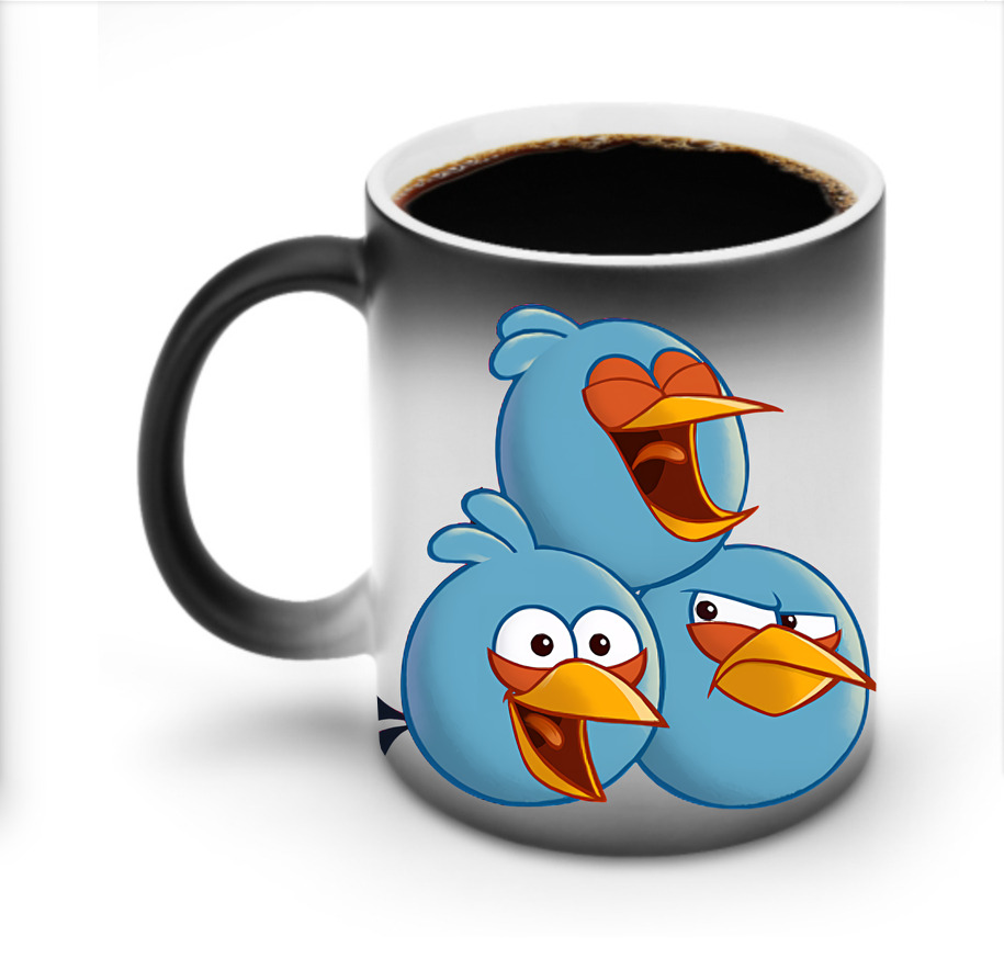 （画像用） Angry Birds アングリーバード 温度変色マグカップ