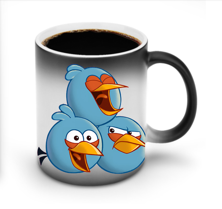 （画像用） Angry Birds アングリーバード 温度変色マグカップ