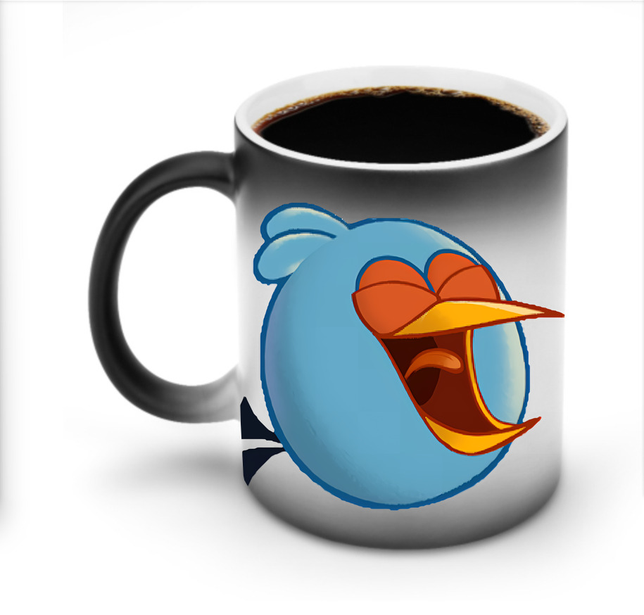 （画像用） Angry Birds アングリーバード 温度変色マグカップ