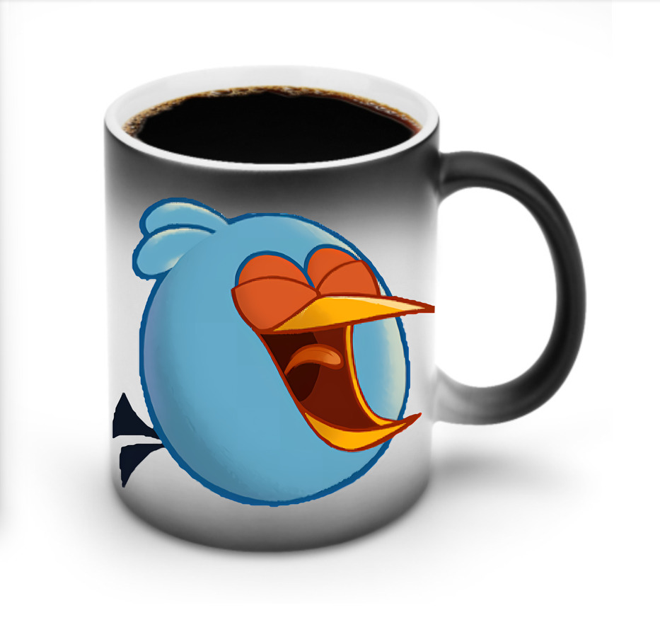 （画像用） Angry Birds アングリーバード 温度変色マグカップ