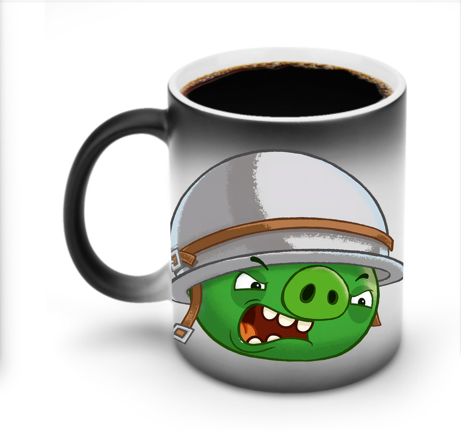 （画像用） Angry Birds アングリーバード 温度変色マグカップ