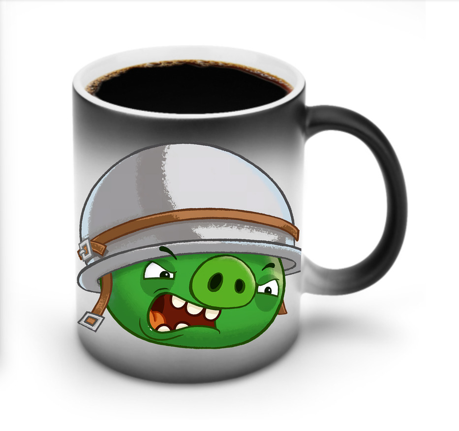 （画像用） Angry Birds アングリーバード 温度変色マグカップ