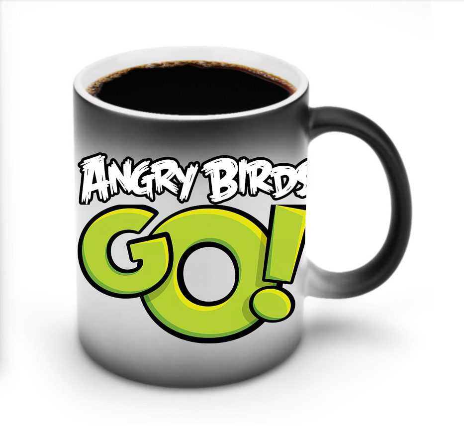 （画像用） Angry Birds アングリーバード 温度変色マグカップ