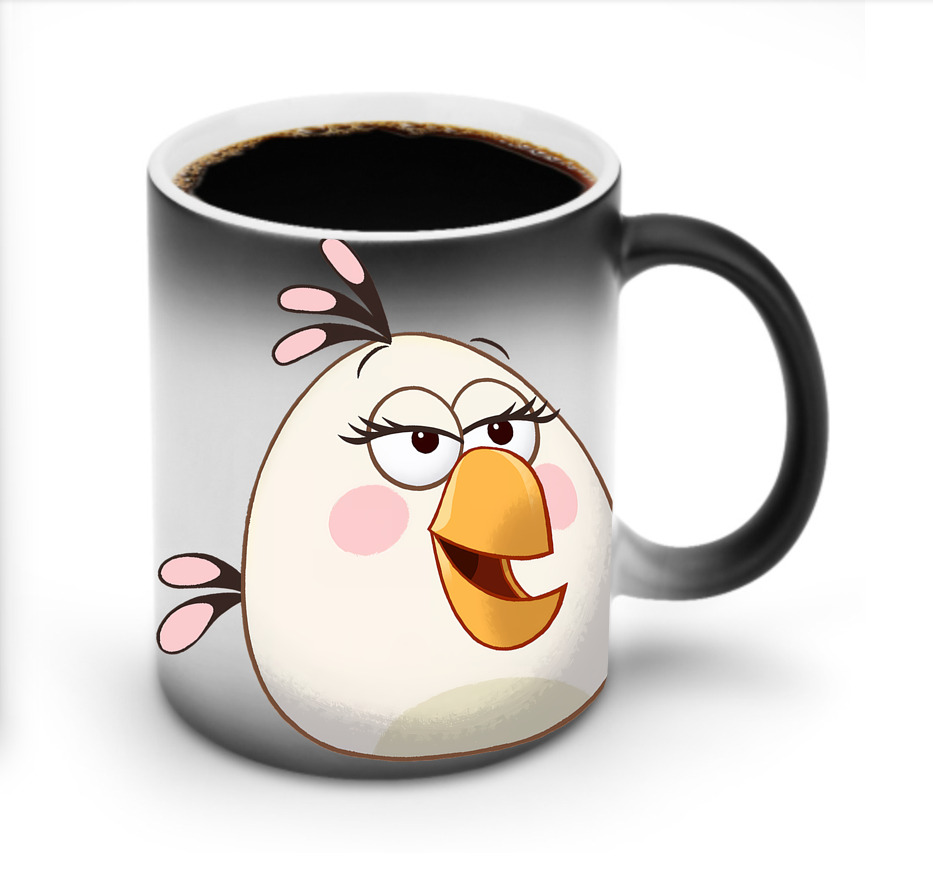 （画像用） Angry Birds アングリーバード 温度変色マグカップ