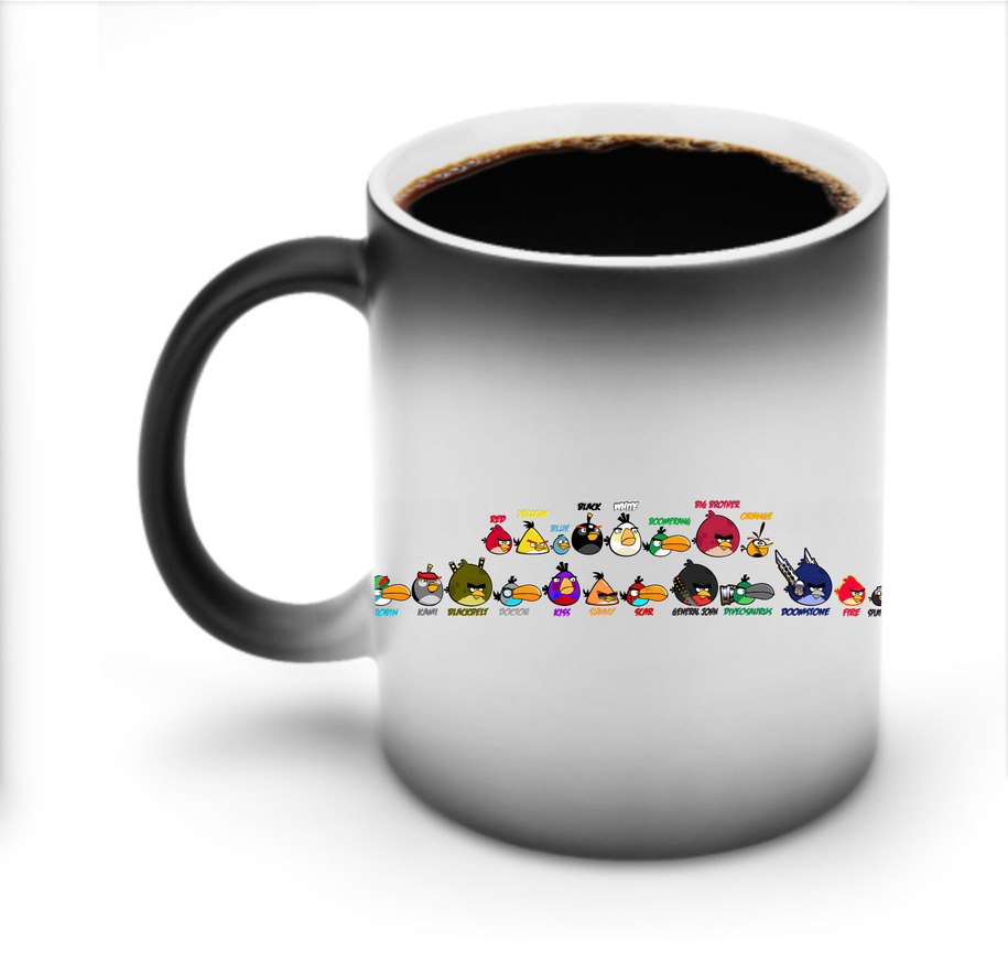 （画像用） Angry Birds アングリーバード 温度変色マグカップ