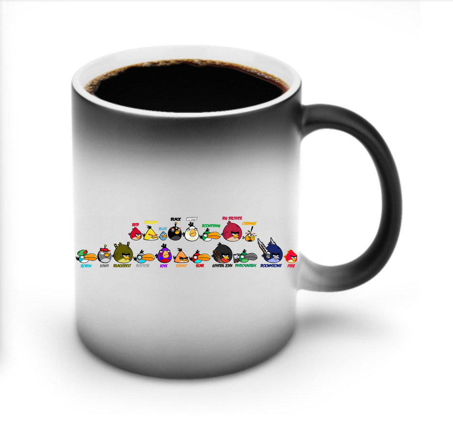 （画像用） Angry Birds アングリーバード 温度変色マグカップ