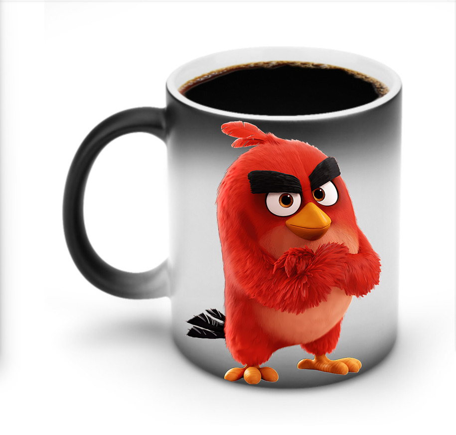 （画像用） Angry Birds アングリーバード 温度変色マグカップ