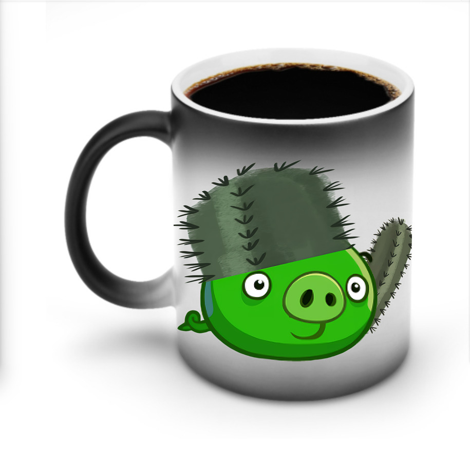 （画像用） Angry Birds アングリーバード 温度変色マグカップ