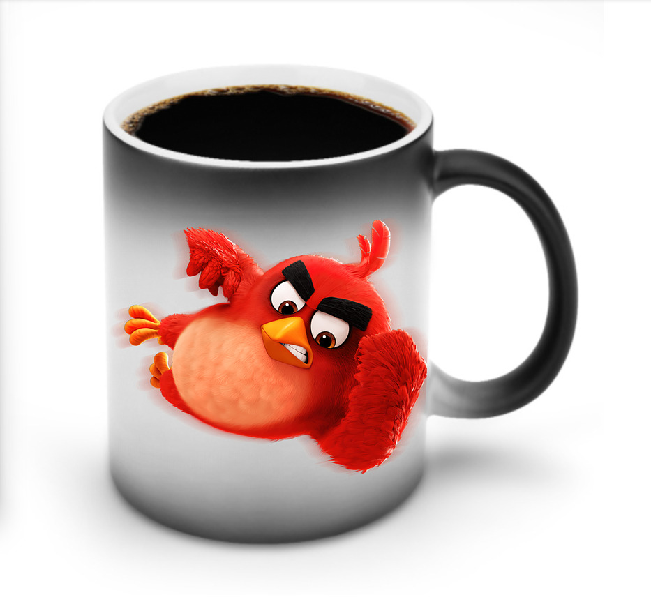 （画像用） Angry Birds アングリーバード 温度変色マグカップ