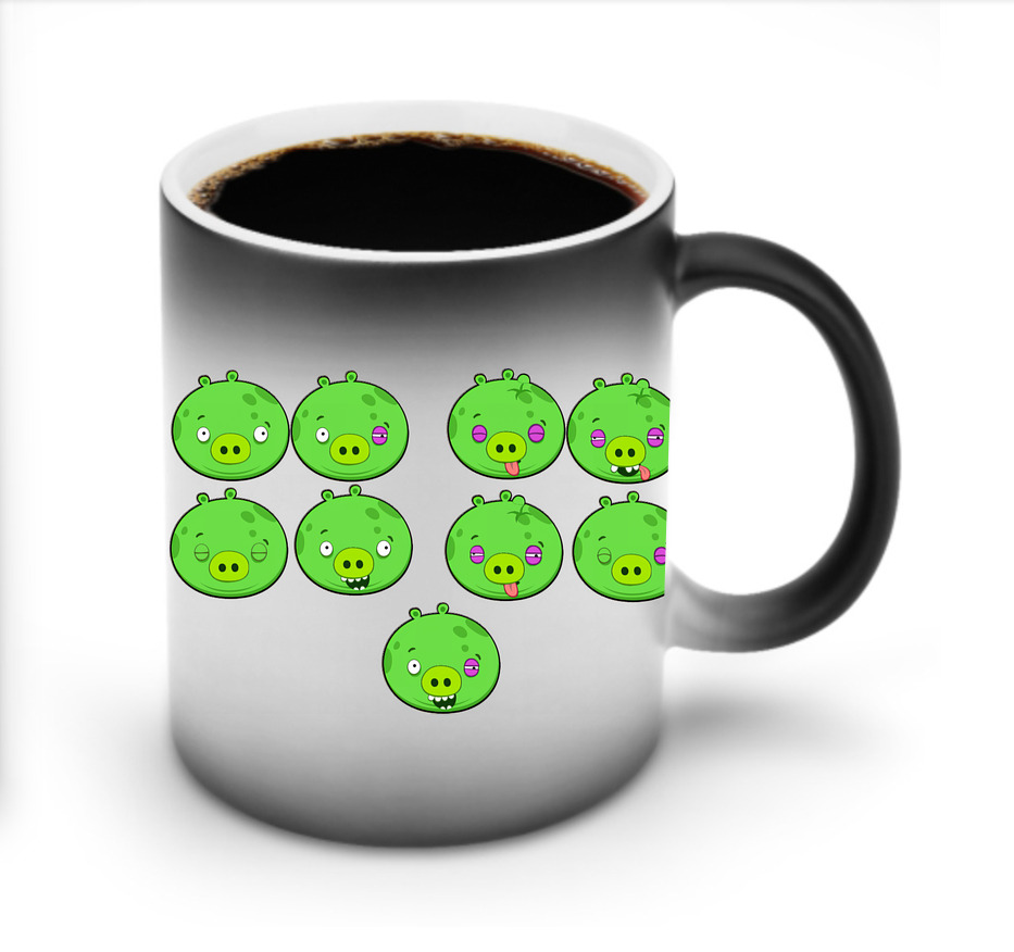（画像用） Angry Birds アングリーバード 温度変色マグカップ