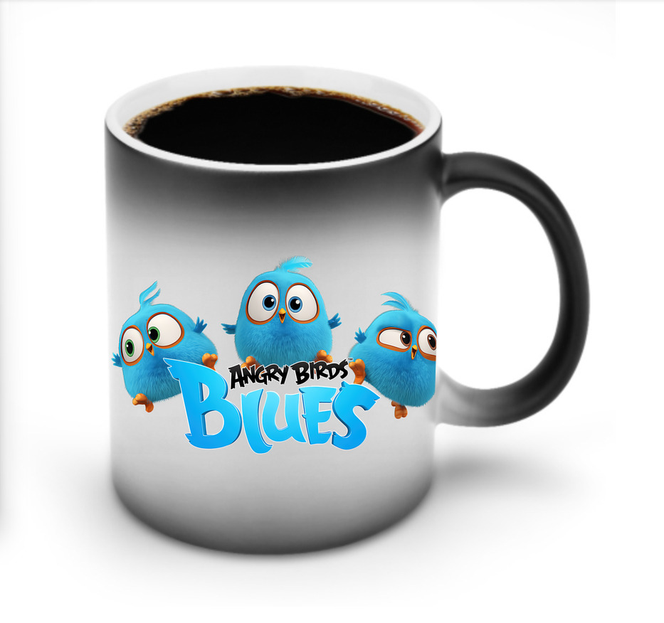 （画像用） Angry Birds アングリーバード 温度変色マグカップ