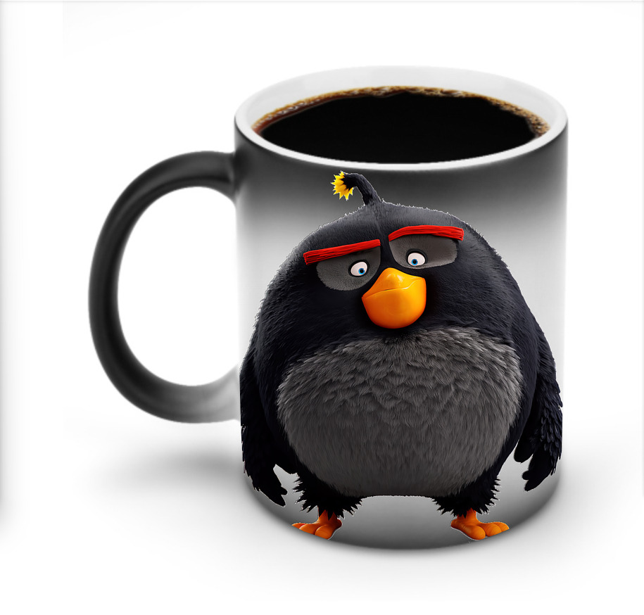（画像用） Angry Birds アングリーバード 温度変色マグカップ