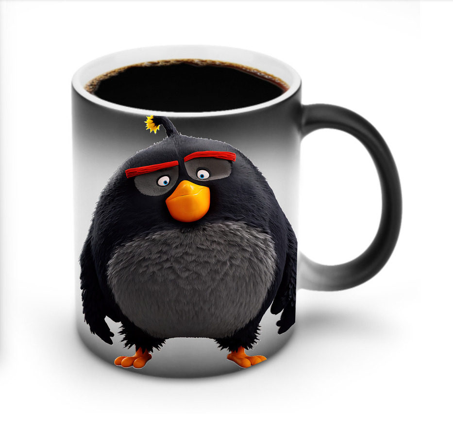 （画像用） Angry Birds アングリーバード 温度変色マグカップ