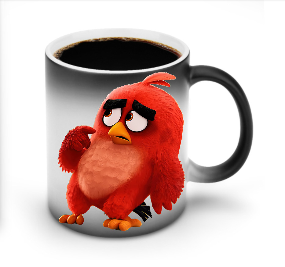 （画像用） Angry Birds アングリーバード 温度変色マグカップ