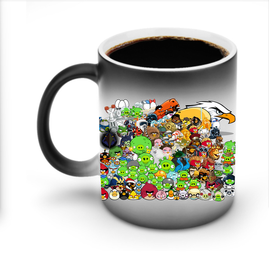 （画像用） Angry Birds アングリーバード 温度変色マグカップ