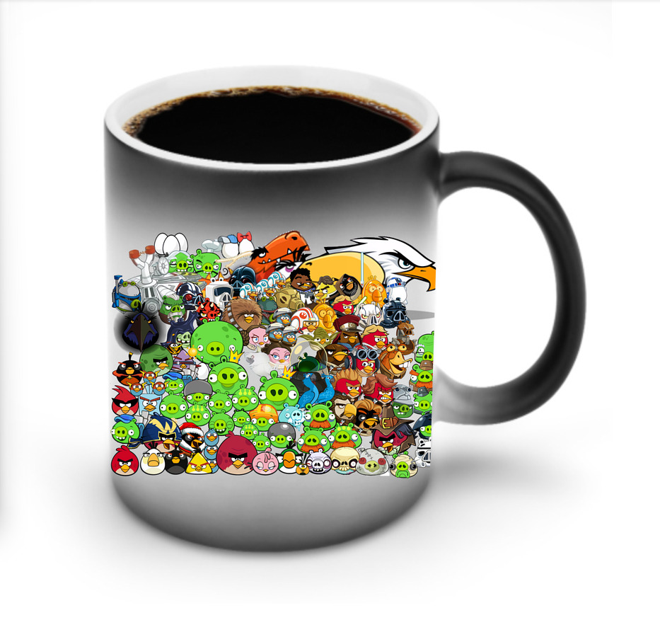 （画像用） Angry Birds アングリーバード 温度変色マグカップ