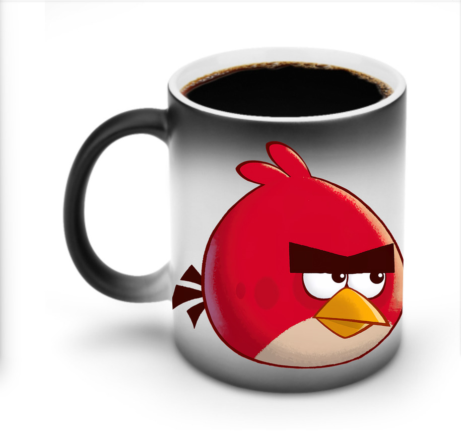 （画像用） Angry Birds アングリーバード 温度変色マグカップ