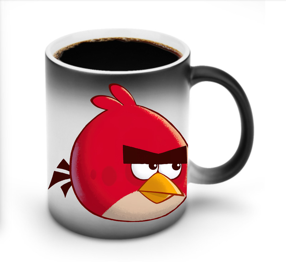 （画像用） Angry Birds アングリーバード 温度変色マグカップ