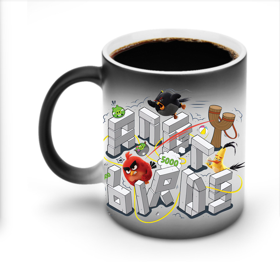 （画像用） Angry Birds アングリーバード 温度変色マグカップ