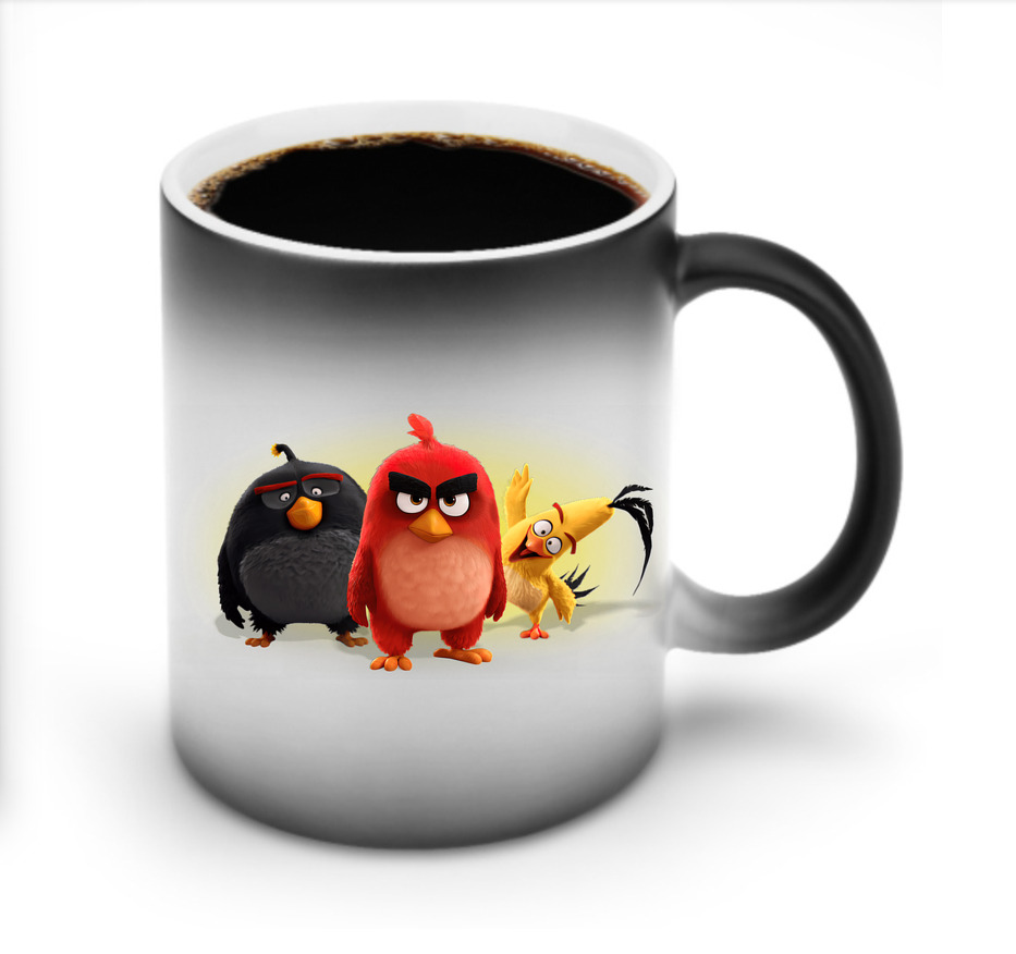 （画像用） Angry Birds アングリーバード 温度変色マグカップ