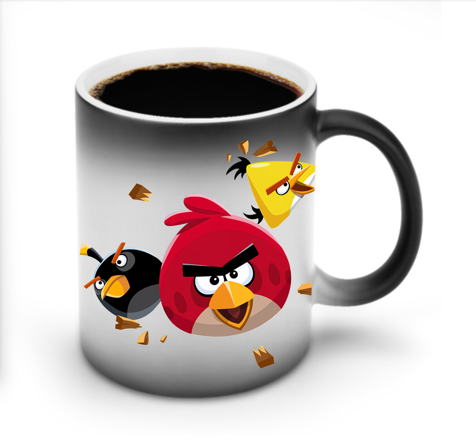 （画像用） Angry Birds アングリーバード 温度変色マグカップ