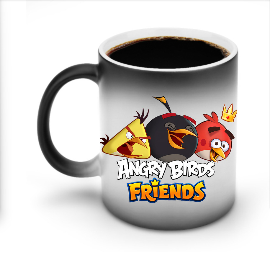 （画像用） Angry Birds アングリーバード 温度変色マグカップ